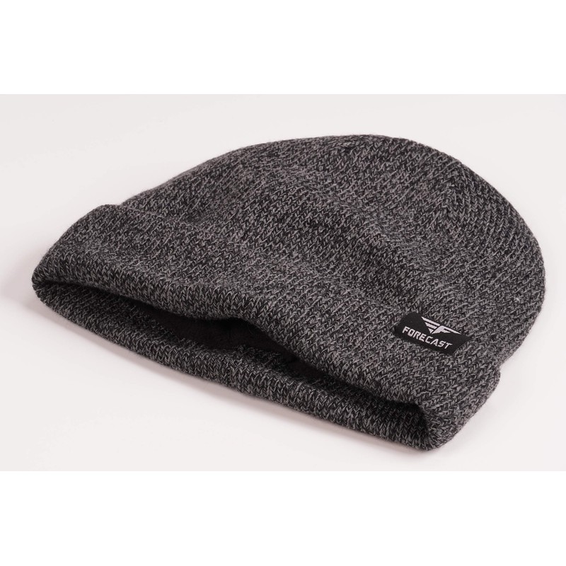 Forecast Thermal Hat, Fleece Back Watch, charcoal gray