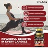 Tenmido Guarana & Green Tea Supplements - 7in1 with Ashwagandha,