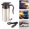 750ML Stainless Steel Car Electric Kettle Coffee Tea for Thermos