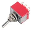 Switch Red 9 Pin ON-Off-ON 3 Position Mini Switch AC