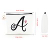 A-Z - Bolsa de cosméticos con combinación de letras bordadas,