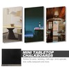 NUOLUX Menu Board Desktop Mini Chalkboard Message Board Menu Stand