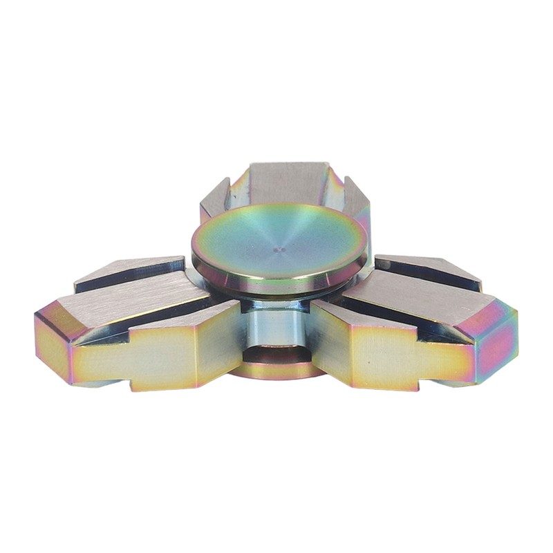 Fingertip Gyroscope 3 Leaves Reduce Anxiety Metal Rotating Decompression Toy