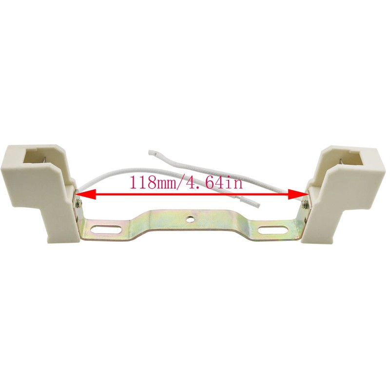 CHENJIN 2PCS R7S Ceramics Lamp Base Socket Lamp Holder Conveter
