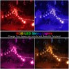 Mlambert 48FT Outdoor Patio Lights, 6 Lighting Modes RGB Cafe