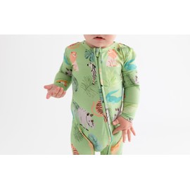 Posh Peanut Convertible Baby Sleepers - Boys Footless Baby Pajamas with 2 Way Zipper for Easy Diaper Changes