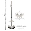 Artiwell Outdoor Shower Fixture System,with Rustproof Riser and Riser Extension,