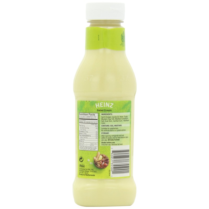 Heinz Salad Cream (Dressing) Original, 14.9-Ounce Squeeze Bottle (Pack of