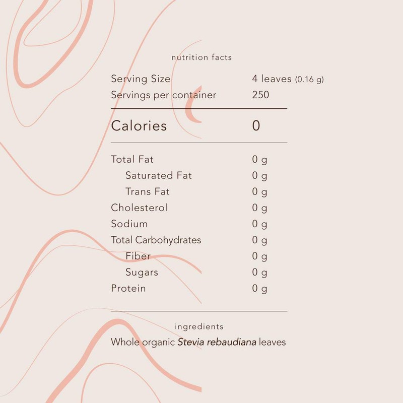 Stevia Orgánica en Hoja, 40 g, Mayan Sweet