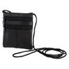 ReNa-Retail High-quality chest bag, genuine leather, Black 2 Small