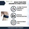 Walk Pain Free Knee Strap - Magnetic Knee Support Strap/Brace