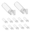 OATIPHO 20pcs Mini Refillable Travel Bottles Leakproof Transparent Containers for