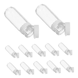 OATIPHO 20pcs Mini Refillable Travel Bottles Leakproof Transparent Containers for Skincare and Makeup Portable Dispensing Jars for Essential Oils and Toiletries