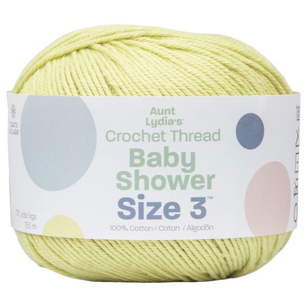 Aunt Lydia's Baby Shower Crochet Thread Size 3-Light Tourmaline