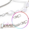 Woeoe Pearl Pants Chain Layered Jean Chains Punk Wallet Chains