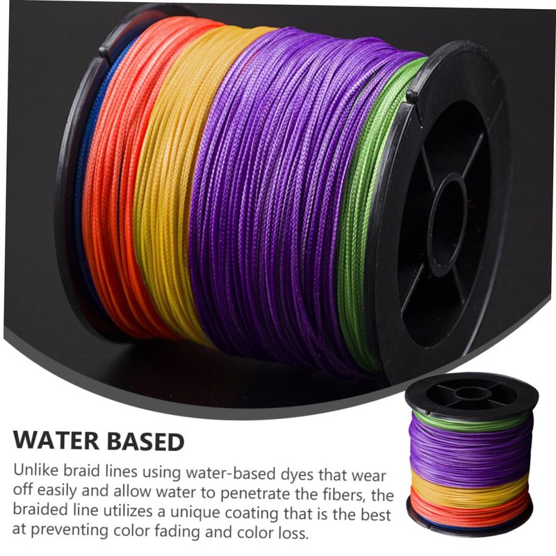 WOONEKY Strong Pe Braided Fishing Line 100m 16-Strand Low Memory