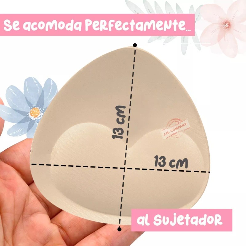 J.H. Company Pezonera Almohadilla Levanta Busto Traje Baño Brasier Bra-03