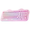 YUNZII C98 Cute Wireless Mechanical Keyboard(Pink Mao, Candy Switch)