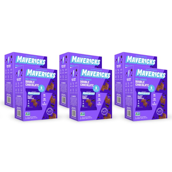 Mavericks Kids Snacks Double Chocolate Chip Cookies – Box of