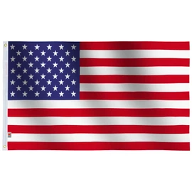 American Flag 3x5 Ft Home Garden Flags,Double Stitched, Printed Stars and Stripes American Flag Polyester and Brass Grommets US Flag. All Weather Outdoors Indoors USA Flag