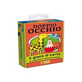 Lisciani Giochi Ludoteca Le Cards Children's Double Eyes Board Game Multi-Coloured 85750