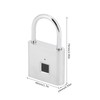 Fingerprint Padlock AntiTheft Intelligent Electronic Lock for Home Office Cabinet
