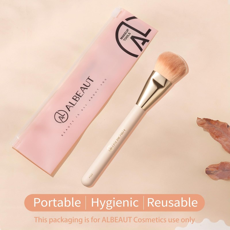 Liquid Blush Brush Angled for Cheek Makeup,Cream Foundation Contour Bronzer