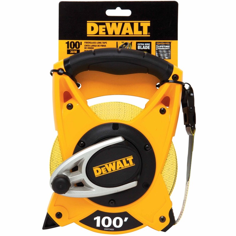 DEWALT DWHT34028 100-Foot Open Reel Long Tape
