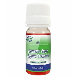 MYOC Licorice Root (Mulethi) Liquid Extract | Cosmetic Grade Botanical Ingredient | Non-Edible | Herbal Extract for DIY Skincare & Haircare | 30ml / 1.01 Fl Oz