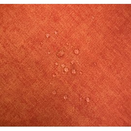 Decorative pillowcase Orange Waterproof Cushion Cover Square 40x60 cm , for Tent Park Resistant Scatter Garden Throw Pillow Case Outside Bench Patio Couch Balcony Sofa Living Room, 16"x24" Set of 2