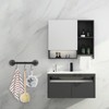 Livabber Industrial Pipe Towel Bar, Rustic Iron Decor Bathroom Hardware