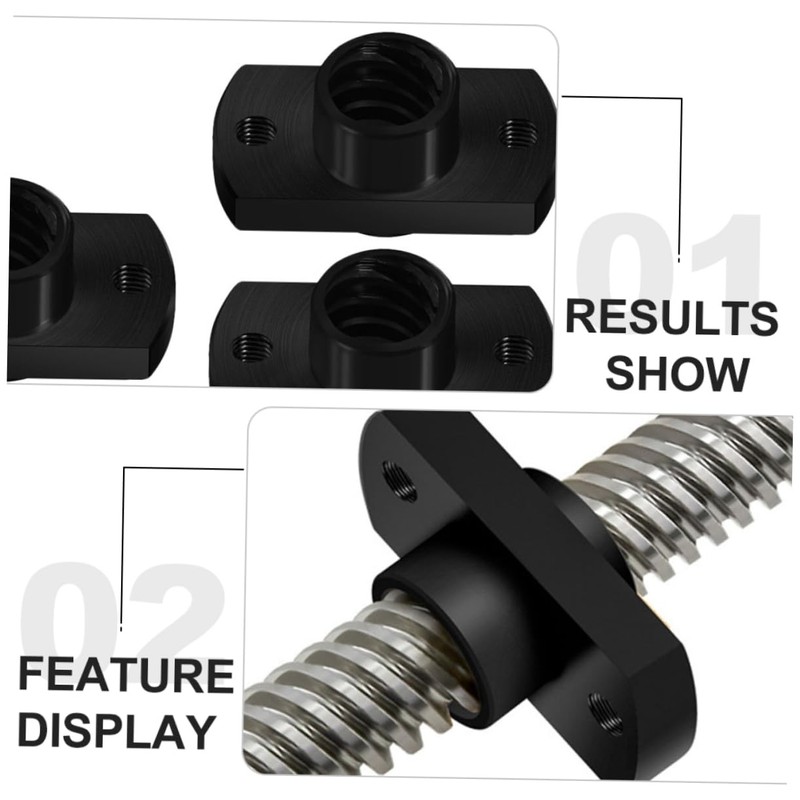 CIYODO 5pcs Pom Lead Screw Nut for Printers Precision Elimination