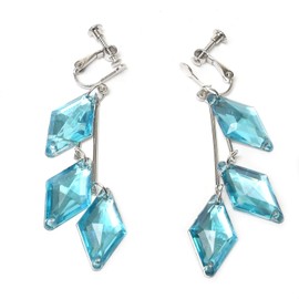 【homexk】 Floyd Reach Style Twisted Wonderland Jade Cosplay Earrings (Set of 2) Cosplay Accessory, Costume, Prop, Twiste, Floyd