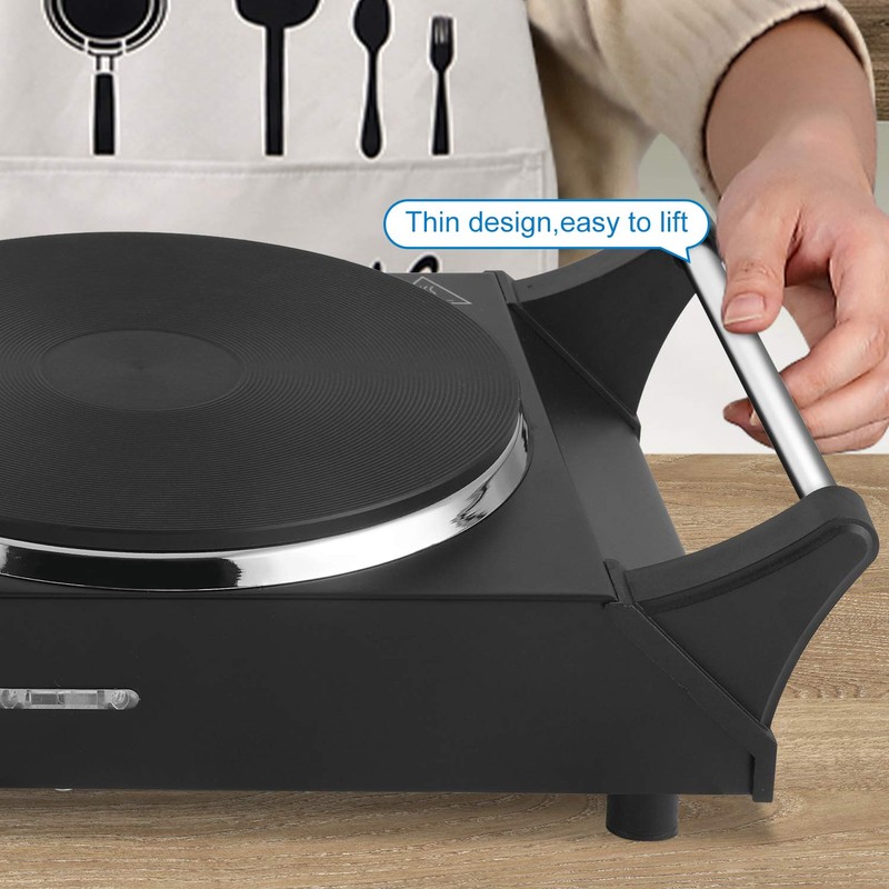 Techwood ES-3203 Hot Plate Electric Double Burner 1800W for Cooking