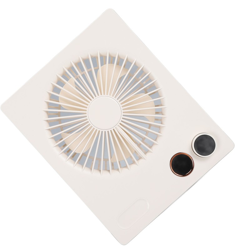 Ultra Thin Table Fan Desktop Flat Battery Operated Standing Hanging