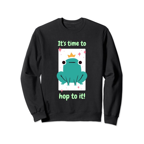 It's Time To HOP IT! Retro Funny Cute Frog Designs