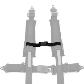 2 PACK Sternum Strap For 2 inch 3 inch 4 point 5 point UTV ATV Golf Cart Go Kart UTV harnesses seat Safety Harness (Black, 2 PACK)