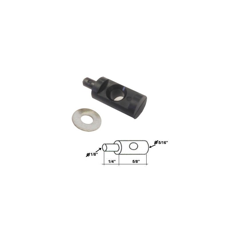Gordon Glass® Nylon Hinge Pin Kit 5/16" Diameter for Continuous