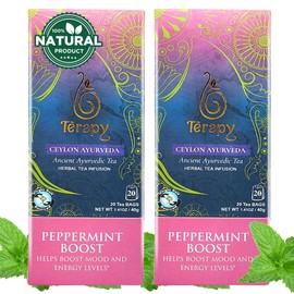 Peppermint Boost by Térapy Ceylon (2 pack) - Premium Ayurvedic Tea