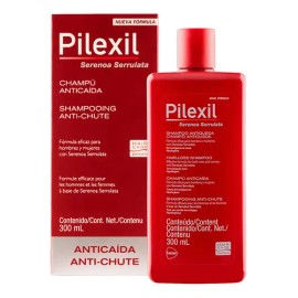 Pilexil Shampoo para cuidado Anticaída del cabello 300 Ml Con Serenoa Serrulata Y Zinc