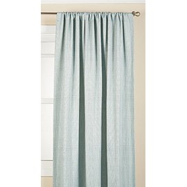 Lorraine Home Fashions Ralston Tailored Curtain Panel, 54 x 84 Inches, Mineral Blue