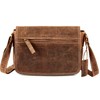 HYDESTYLE Distressed Leather Saddle Bag #UM62