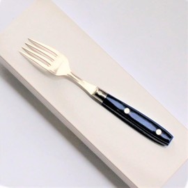 Bistro Cutlery Table Fork Filet Collection Made in France NERON (Navy)