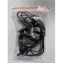 Bulk School Classroom Pack of 25 Black Earbuds/Headphones - Individually Wrapped