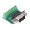 Jadeshay Cable Adapter - DB9 Male Female Adapter Screw Terminal