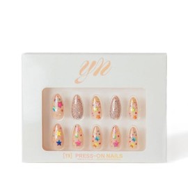 YN Young Nails Press On Nails, Rainbow Orbit