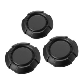 ACROPIX Car Exterior Door Panel Key Hole Protector Cover Fit for Jeep Wrangler JL - Pack of 3 Matte Black
