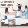 Yozexin Bed Sheet Holder With Lock Strips,4 Pieces Bed Sheet