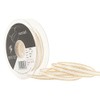 Berisfords Gold Edge Satin Ribbon, Bridal White, 7 mm