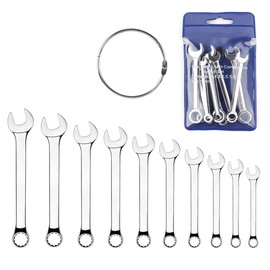 Ldirect Mini Wrench Equipment, Combination Spanner, Small Key Set, Metric and SAE (MET) No